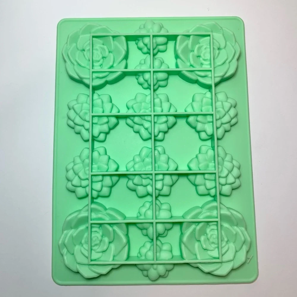 Wilton Succulent Mold + Pig Silicone Candy Chocolate Mold Set of 2
